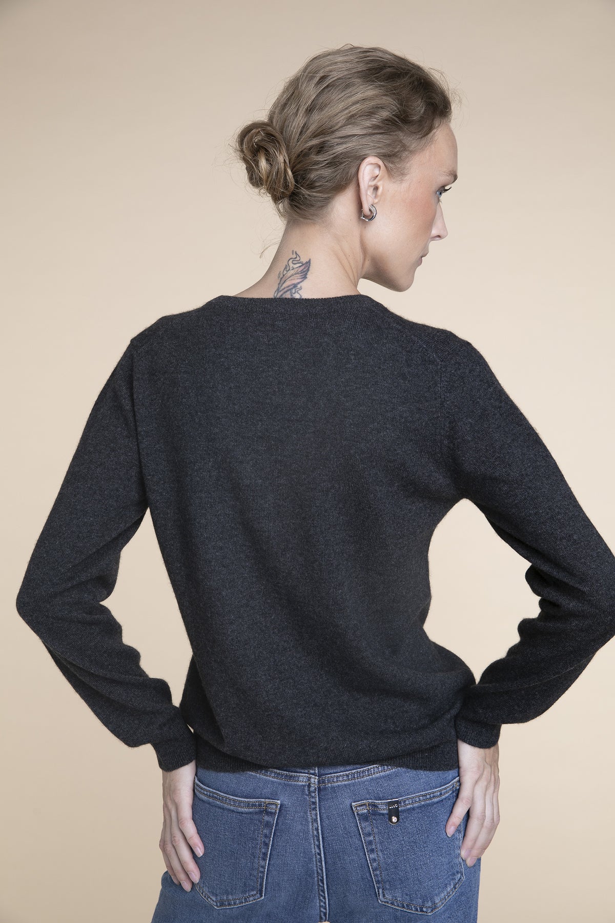 Basic cardigan na knoflíky