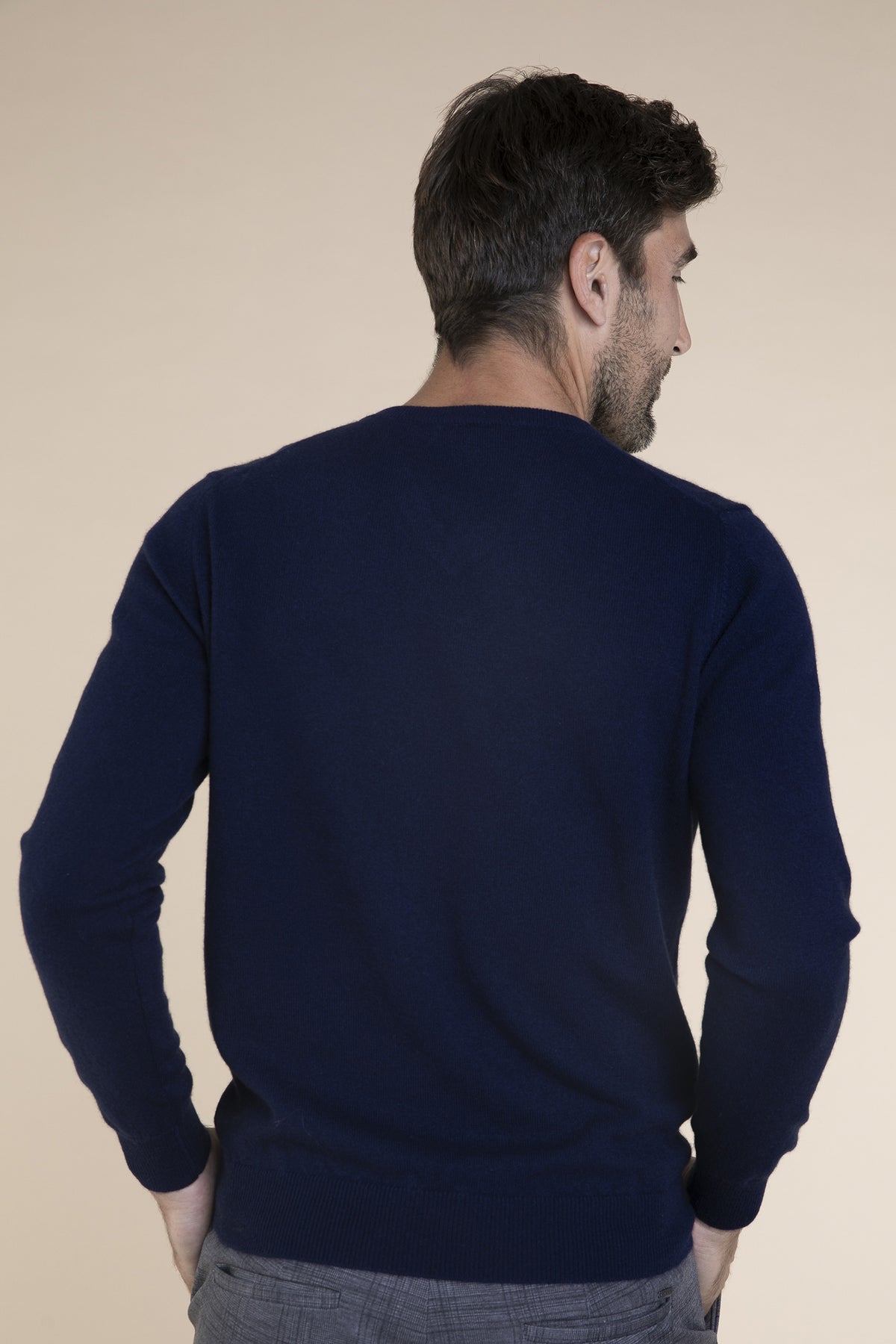 Navy pulover Clasic V